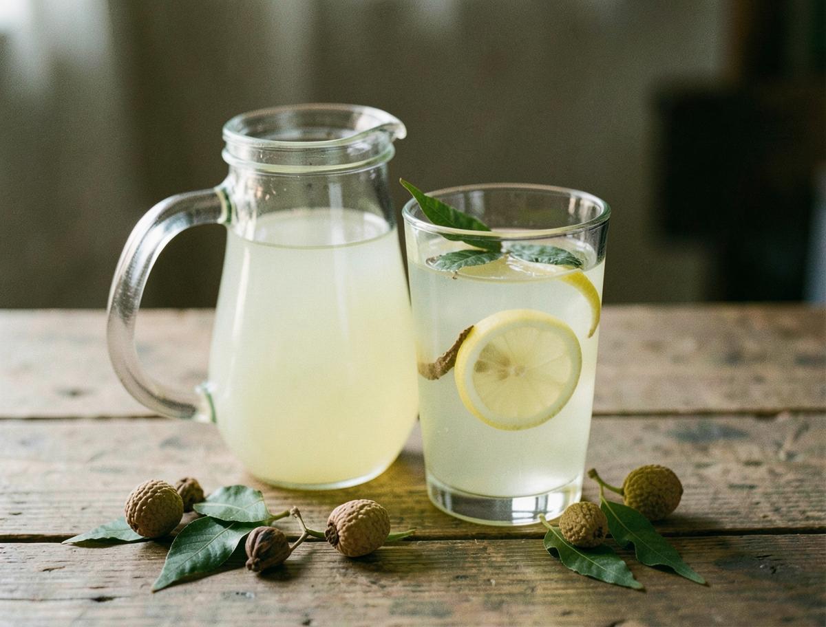 Bergamotto Lemonade, prepared for the table