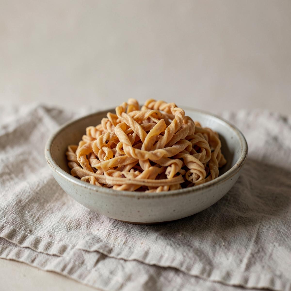 Bronze-drawn fileja pasta for the first La Tavola Completa box