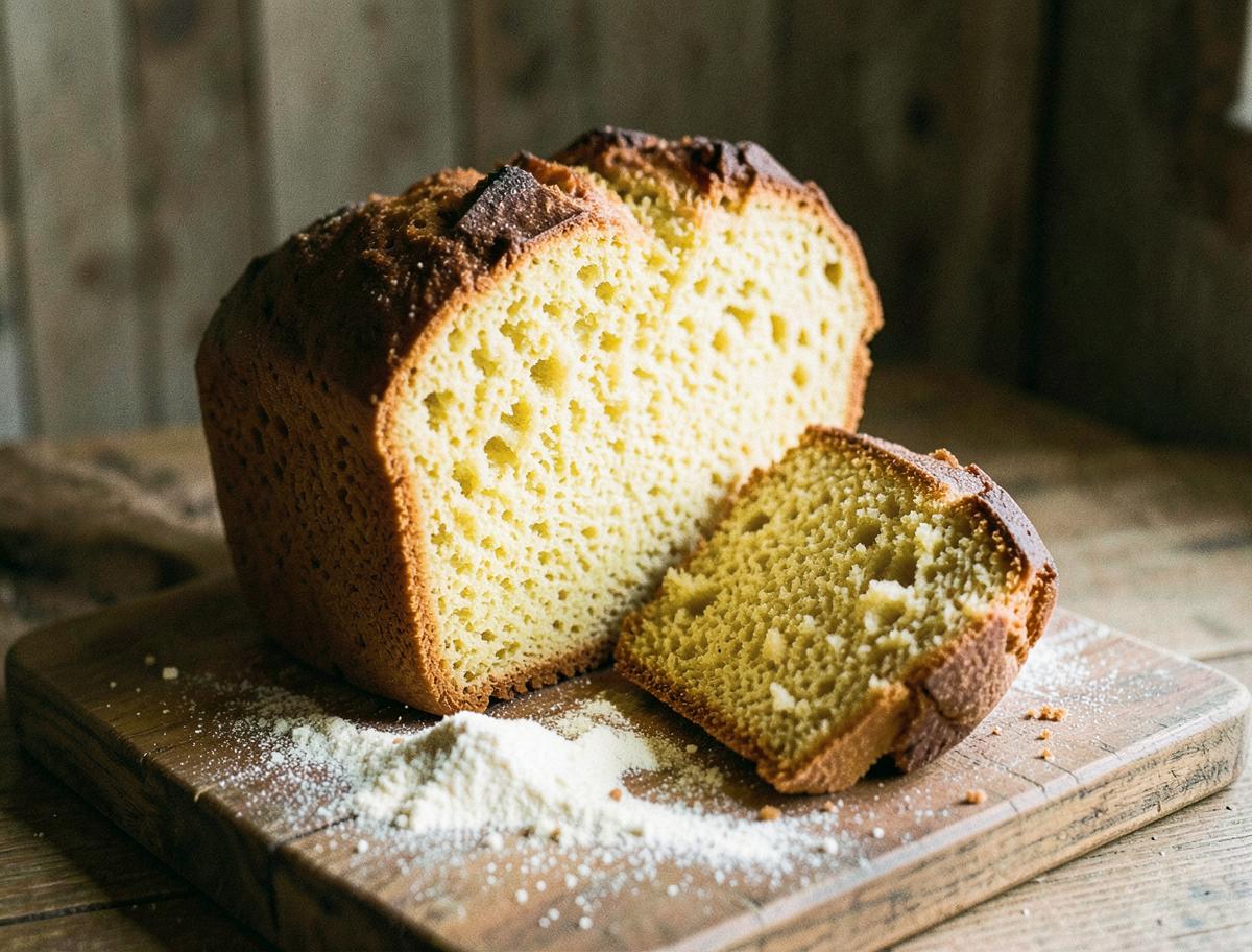 Pane di Altamura Style Loaf, prepared for the table
