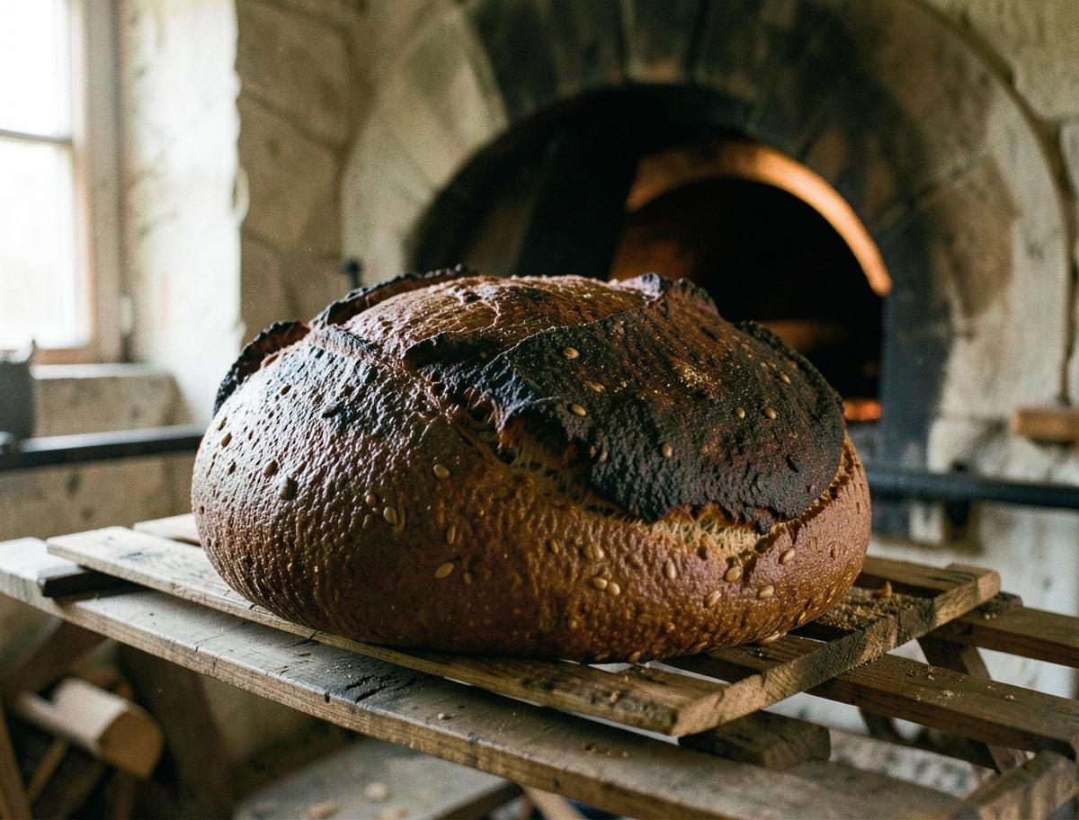 Pane di Laterza Style Loaf, prepared for the table