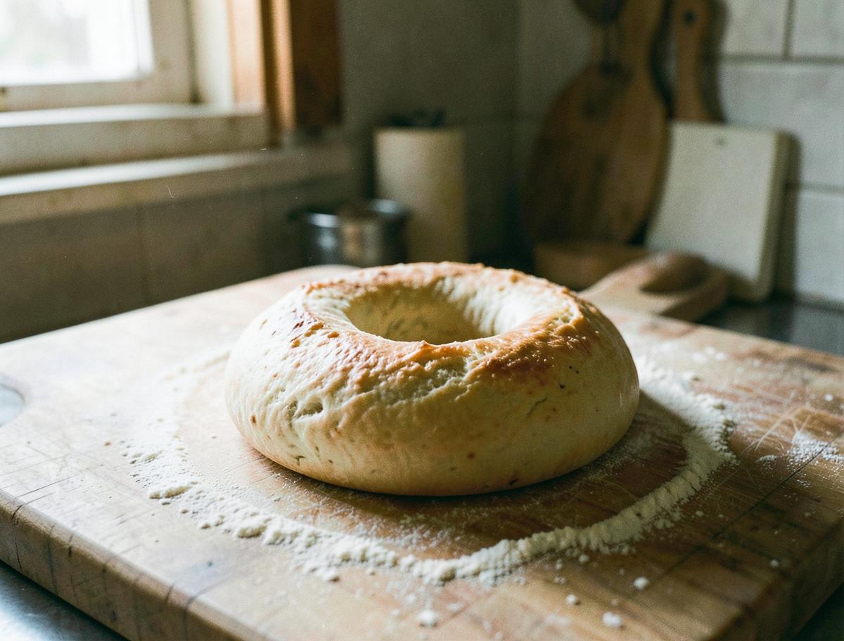 Pitta Calabrese, prepared for the table